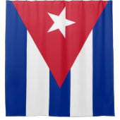 Vlag van Cuba Douchegordijn (Voorkant)