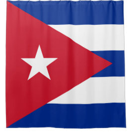 Vlag van Cuba Douchegordijn