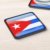Vlag van Cuba Drankjes Onderzetter (Linkerzijde)