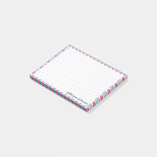 Vlag van Cuba Emojis Post-it® Notes (Schuin)