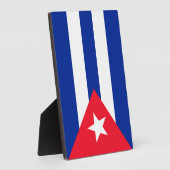 Vlag van Cuba Fotoplaat (Zijkant)