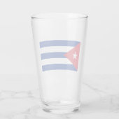 Vlag van Cuba Glas (Achterkant)