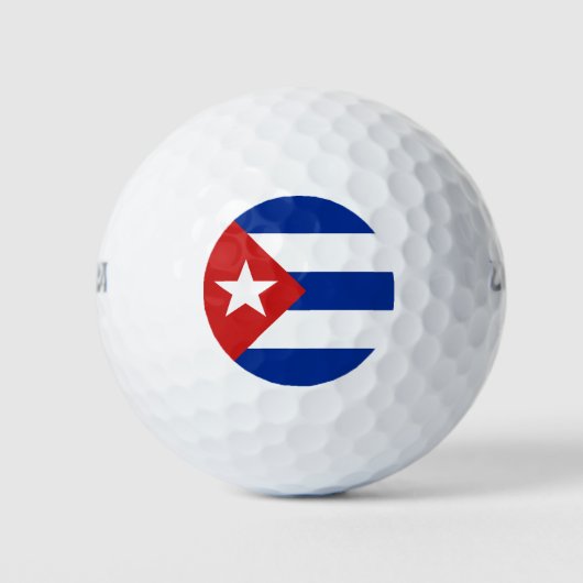 Vlag van Cuba Golfballen (Voorkant)