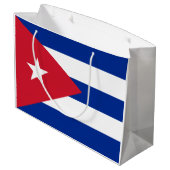 Vlag van Cuba Groot Cadeauzakje (Achterkant Gekanteld)