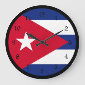 Vlag van Cuba Grote Klok (Voorkant)