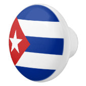 Vlag van Cuba Keramische Knop (Rechts)