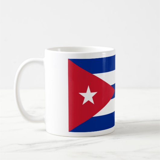Vlag van Cuba Koffiemok (Links)