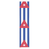 Vlag van Cuba Korte Tafelloper (Voorkant)