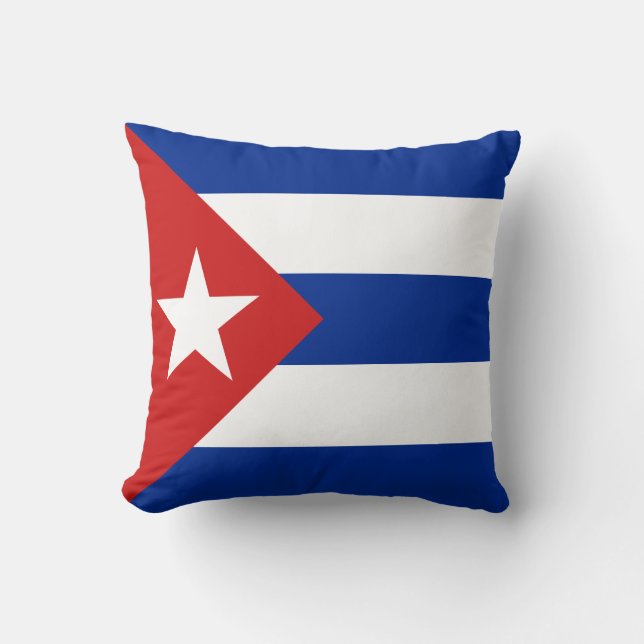 Vlag van Cuba Kussen (Voorkant)