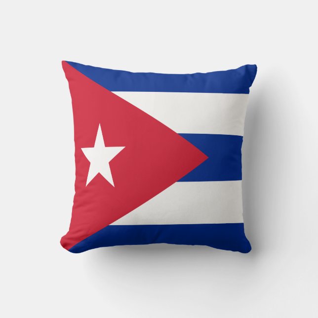 Vlag van Cuba Kussen (Voorkant)