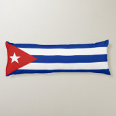 Vlag van Cuba Lichaamskussen (Achterkant)