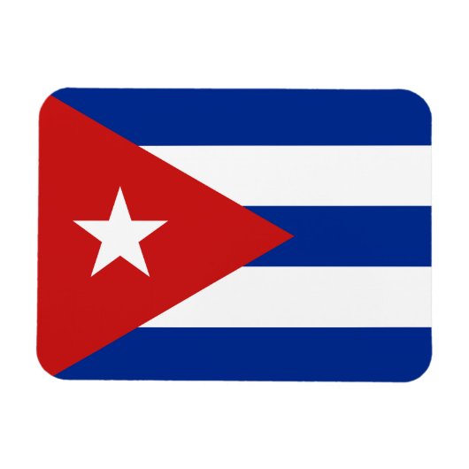 Vlag van Cuba Magneet (Horizontaal)