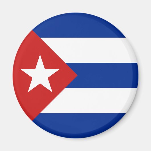 Vlag van Cuba Magneet (Voorkant)