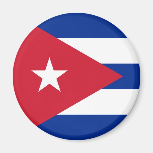 Vlag van Cuba Magneet (Voorkant)