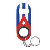 Vlag van Cuba Mini Flessenopener (Achterkant)