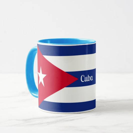 Vlag van Cuba Mok (Voorkant links)