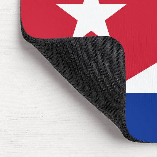 Vlag van Cuba Muismat (Hoek)