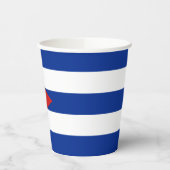 Vlag van Cuba Papieren Bekers (Links)