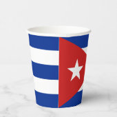 Vlag van Cuba Papieren Bekers (Rechts)