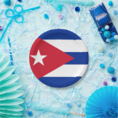 Vlag van Cuba Papieren Bordje (Feest)