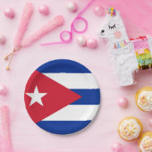 Vlag van Cuba Papieren Bordje (Feest)