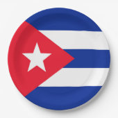Vlag van Cuba Papieren Bordje (Voorkant)