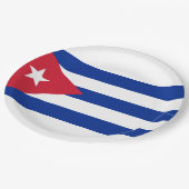 Vlag van Cuba Papieren Bordje (Gekanteld)