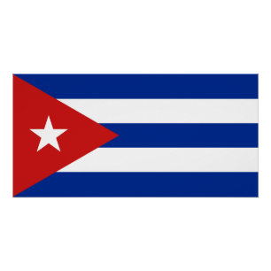 Vlag van Cuba Perfect Poster