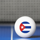 Vlag van Cuba Pingpongbal (Net)