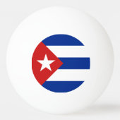 Vlag van Cuba Pingpongbal (Achterkant)