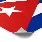 Vlag van Cuba Poster (Hoek)