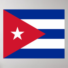 Vlag van Cuba Poster