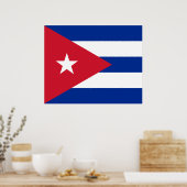 Vlag van Cuba Poster (Keuken)
