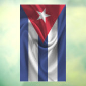 Vlag van Cuba Raamsticker (Vel 3)
