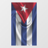 Vlag van Cuba Raamsticker (Vel)