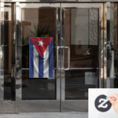 Vlag van Cuba Raamsticker (Kantoordeur)