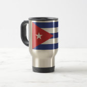Vlag van Cuba Reisbeker (Voorkant links)