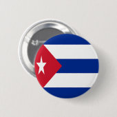 Vlag van Cuba Ronde Button 5,7 Cm (Voorkant /achterkant)