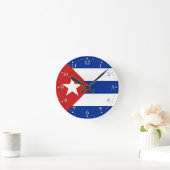 Vlag van Cuba Ronde Klok (Huis)