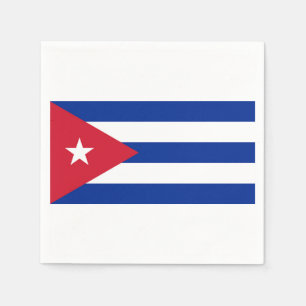 Vlag van Cuba Servet
