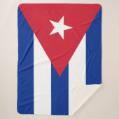 Vlag van Cuba Sherpa Deken (Voorkant)