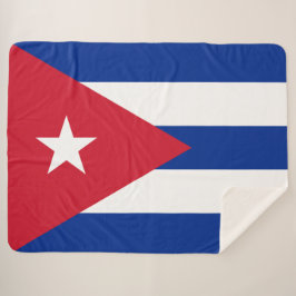 Vlag van Cuba Sherpa Deken