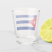 Vlag van Cuba Shot Glas (Achterkant)