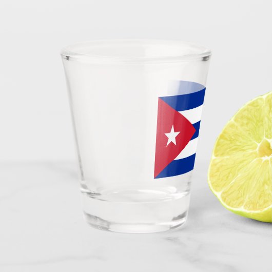 Vlag van Cuba Shot Glas (Links)