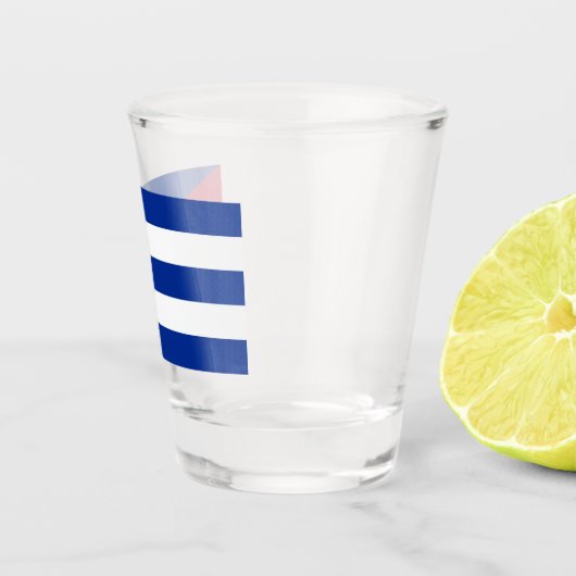 Vlag van Cuba Shot Glas (Rechts)