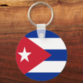 Vlag van Cuba Sleutelhanger (Voorkant)