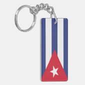 Vlag van Cuba Sleutelhanger (Voorkant Links)