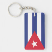 Vlag van Cuba Sleutelhanger (Voorkant)