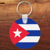 Vlag van Cuba Sleutelhanger (Voorkant)