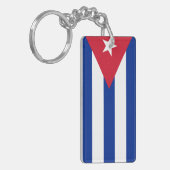 Vlag van Cuba Sleutelhanger (Voorkant Links)
